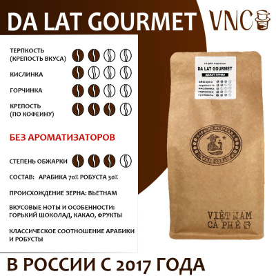 Кофе VNC Da Lat Gourmet